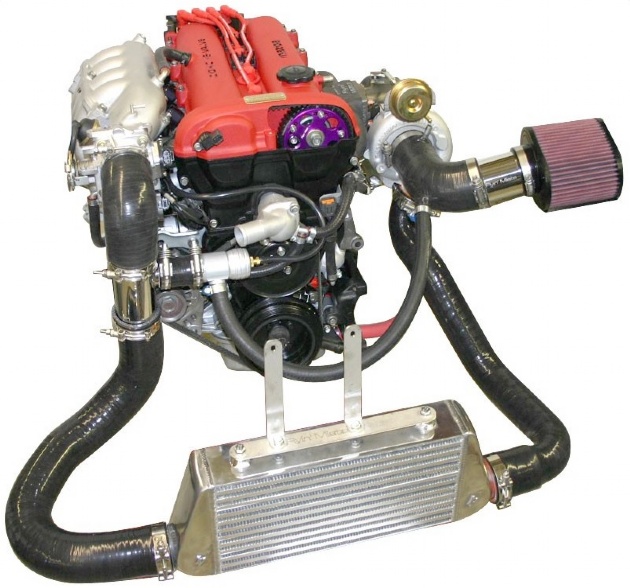 Flyin' Miata Voodoo II turbo system for NB chassis