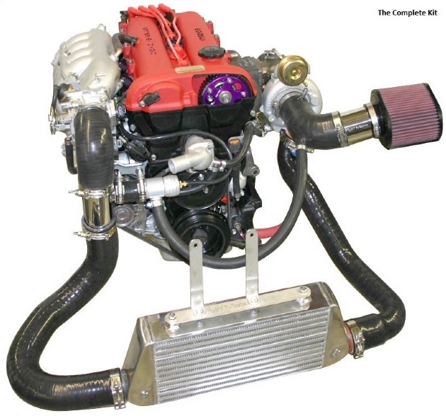 Flyin' Miata Custom spec turbo kit for NA6 chassis