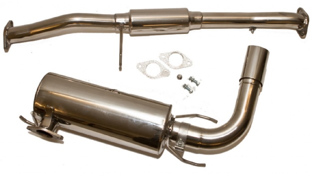 Flyin' Miata Mazdaspeed exhaust and midpipe