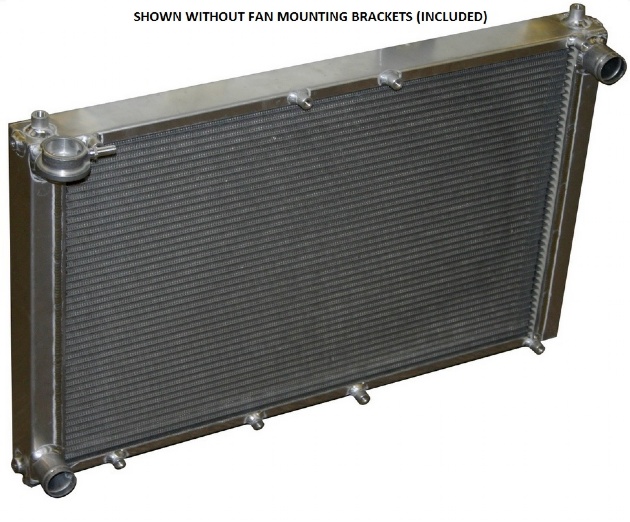 Flyin' Miata FM crossflow radiator - NA / NB fan mounts